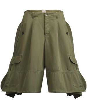 Dior Delft Bermuda Shorts - Green