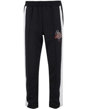 Just Cavalli Logo Side Stripe Track Trousers - Black