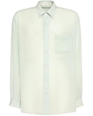 The Row Bresson Cupro Shirt - White