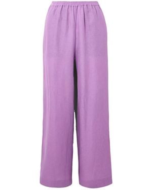 Eres Select Linen Trousers - Purple