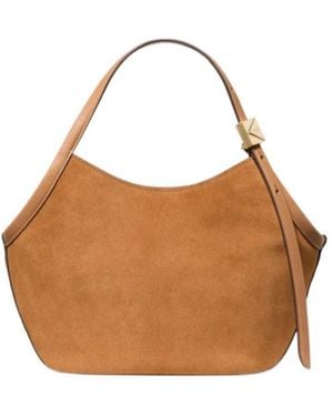 Kate Spade Small Tulip Suede Tote Bag - Brown