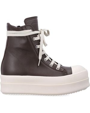 Rick Owens Lace-Up-Fastening Trainers - Brown