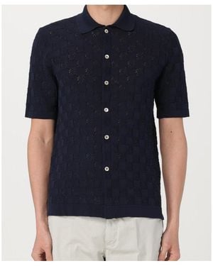 Eleventy Short-Sleeved Knitwear - Blue