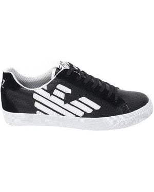 EA7 Logo-Detail Casual Trainers - Black