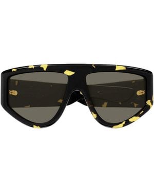 Bottega Veneta Large-Frame Protective Sunglasses - Black