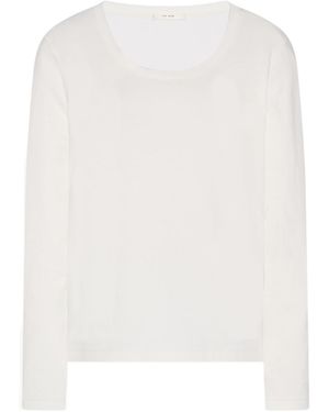 The Row Long-Sleeved T-Shirt - White