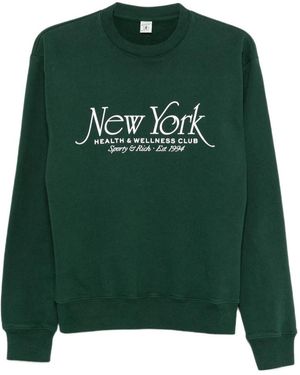 Sporty & Rich Crew Neck Sweatshirt - Green