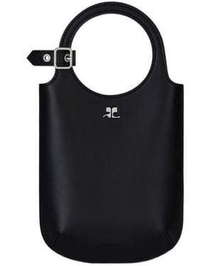 トートバッグ Courreges Slim Holy Purse - Leather - White Courreges Holy Leather Tote - White | Editorialist