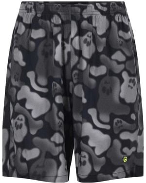 Barrow Allover Print Shorts - Gray