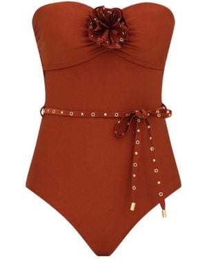 Zimmermann Indra Studded Flower 1Pc - Red