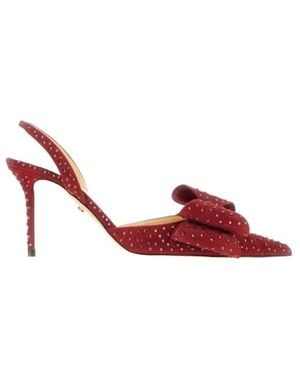 Mach & Mach Le Cadeau High-Heeled Sandals - Red