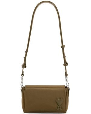 Ami Paris Nylon Marcel Lunch Box Bag - White