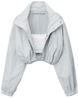 Alexander Wang Bolero Track Jacket - Grey