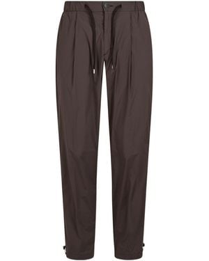Herno Drawstring Casual Trousers - Brown