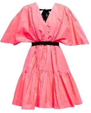 ROKSANDA Yasmin Belted Minidress - Pink