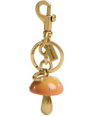 COACH Mushroom Keyring - Metallic
