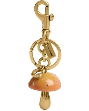 COACH Mushroom Bag Charm - Metallic
