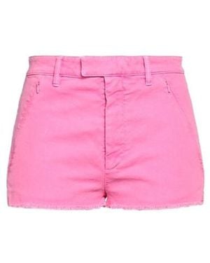 MM6 by Maison Margiela Colourful Denim Hot Trousers - Pink