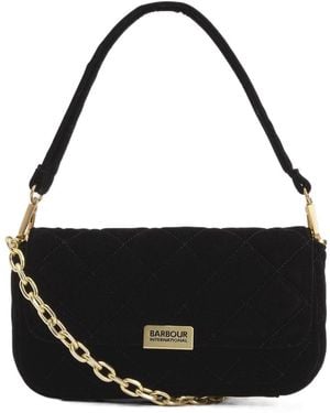 Barbour Soho Mini Quilted Crossbody Bag - Black
