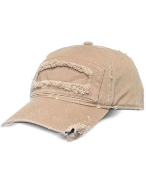 DIESEL C-Thurs Distressed Baseball Cap - Natural