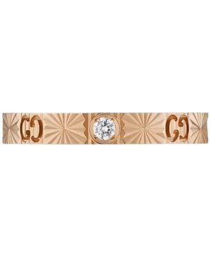 Gucci Logo Ring - Metallic