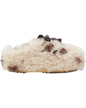 Moon Boot Evx Curly Mules - White