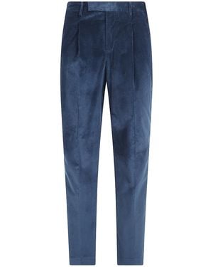 PT01 Casual Pants With Belt Loops - Blue