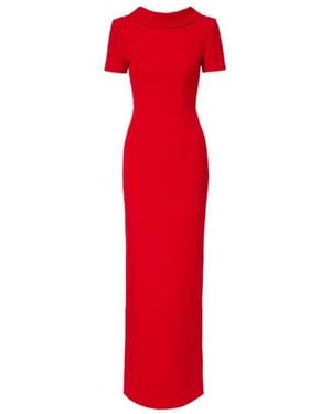 Roland Mouret Crêpe Gown - Red
