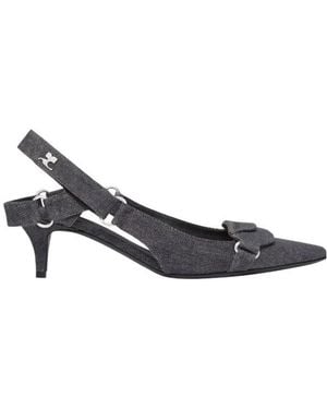 Courreges Racer Court Shoes - White