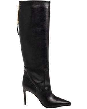 DSquared² High-Heeled Tall Boots - Black