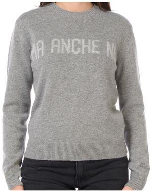 MC2 Saint Barth Long-Sleeved Knitted Sweater - Gray