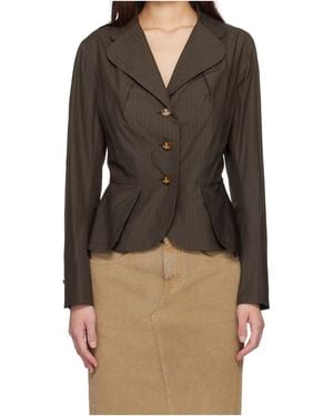 Vivienne Westwood Bettina Pinstripe Blazer - Multicolour