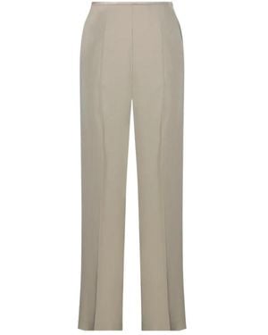 forte_forte Logo Casual Trousers - Grey