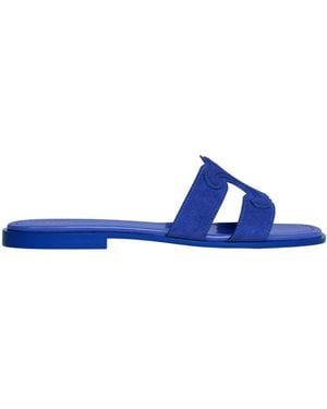Celine Marina Triomphe Mule - Blue