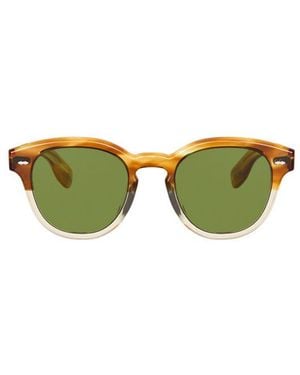 Oliver Peoples Logo Sunglasses - Green