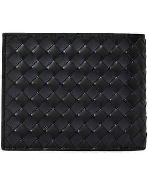 Bottega Veneta Short Bifold Wallet - Black