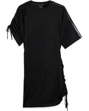Y-3 Striped Sleeve T-Shirt Dress - Black
