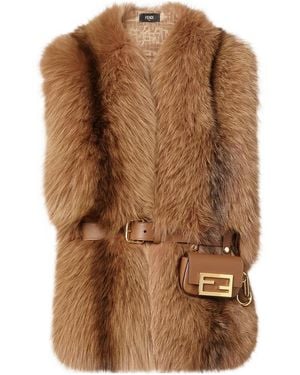 Fendi Multifunctional Shawl - Brown