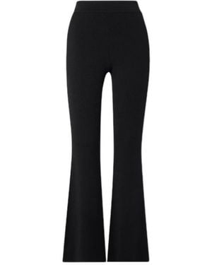 Altuzarra Knitted Flared Trousers - Black