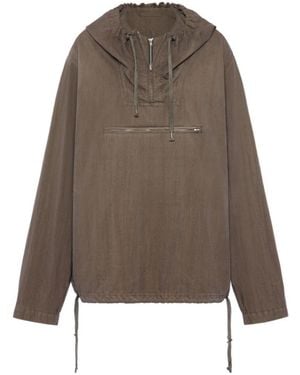 Maison Margiela Caban Hoodie - Brown