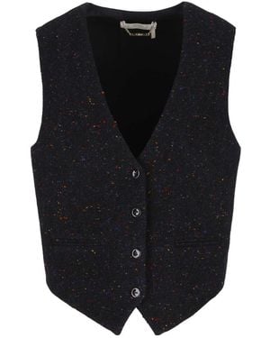 Chloé Logo Sleeveless Vest - Black