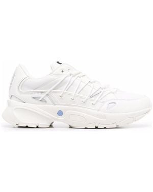 McQ Panelled Lace-Up Trainers - White