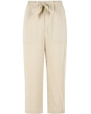 Isabel Marant Drawstring Casual Trousers - Natural
