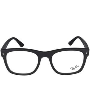 Ray-Ban Rectangle Frame Glasses - White