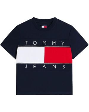 Tommy Hilfiger Tommy Flag T-Shirt - Blue
