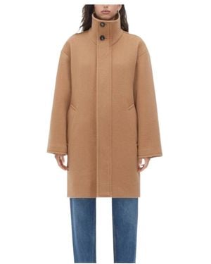Bottega Veneta Double-Sided Cashmere Coat - Natural