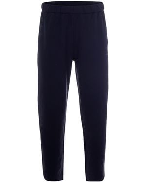 EA7 Elastic Waist Casual Pants - Blue