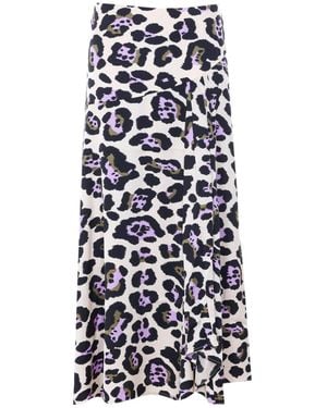 Essentiel Antwerp Patterned Midi Skirt - White