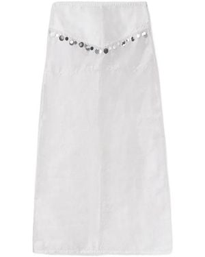 GIMAGUAS Diane Maxi Skirt - White