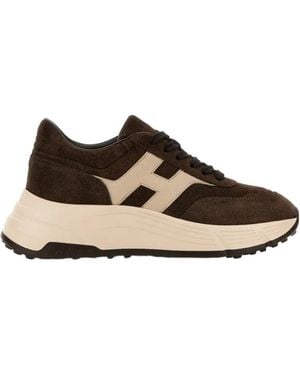 Hogan Sneakers Hi-Fi - Brown
